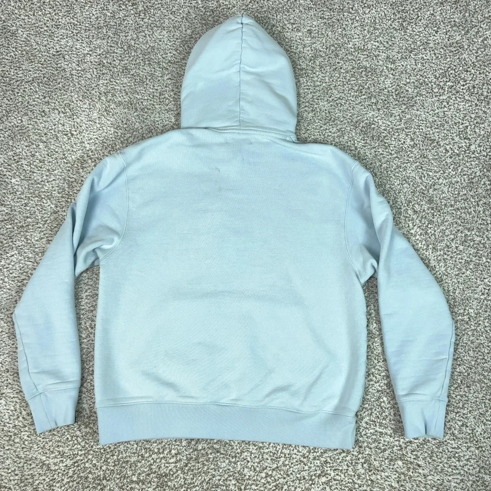 Jordan Hoodie Mens Large Blue Pullover Sweatshirt Air Jordan Logo Athletic Heavy